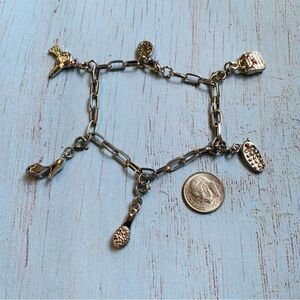 Pecoware Silver Girly Charm Bracelet‎